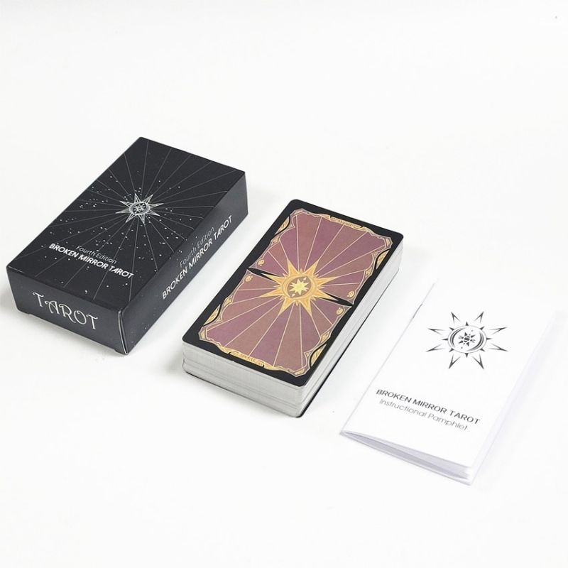 Broken Mirror Tarot Fourth Edition 12x7cm include guide paper