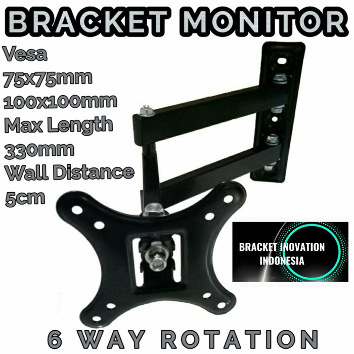 BRACKET/BRAKET/BREKET MONITOR/TV 14 15 17 19 20 22 24 27&quot; MAX 30&quot;