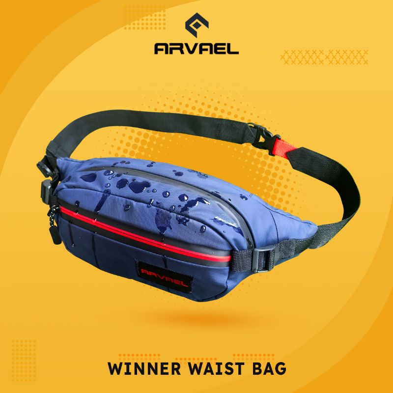 Tas Waistbag Watetproof USB Winner Arvael