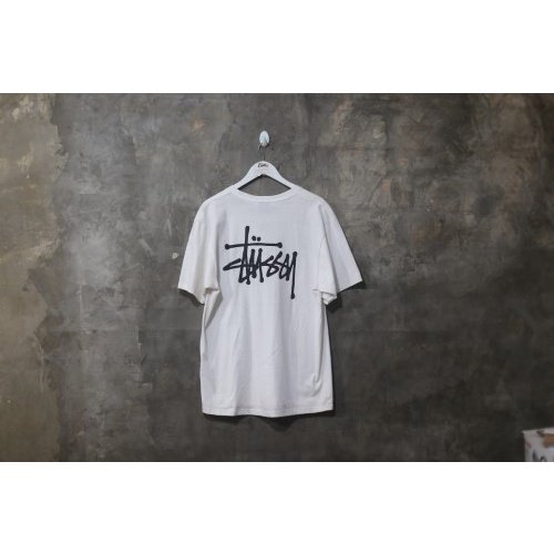 T-Shirt Stussy Basic Tee White - Kaos Unisex