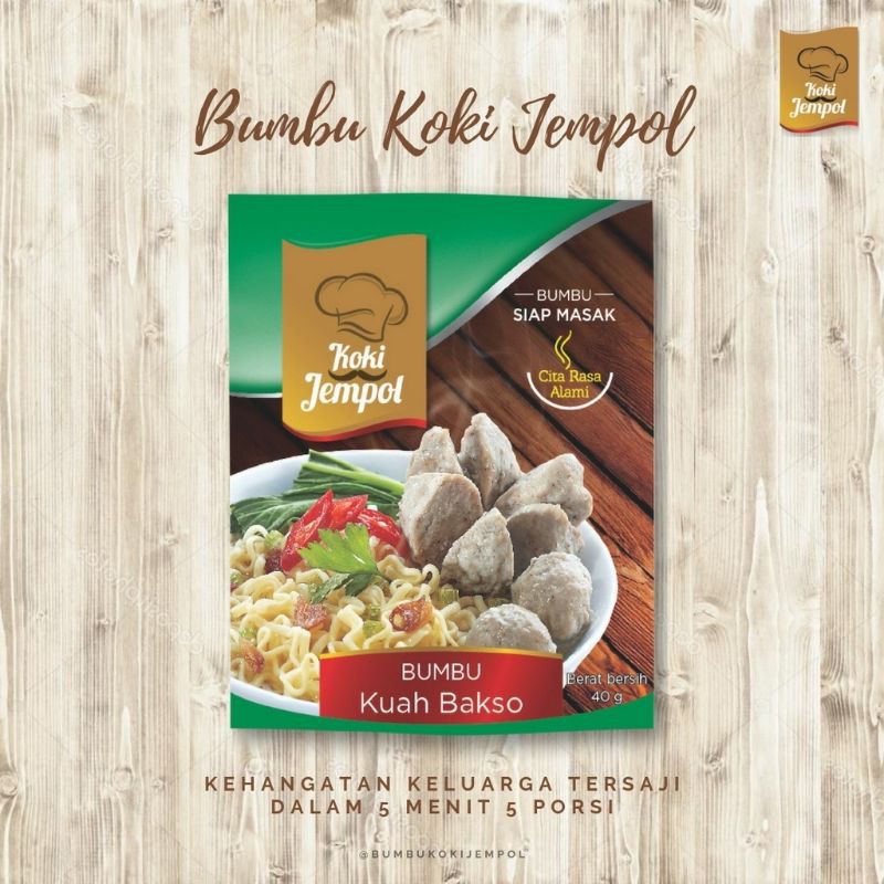 

Bumbu Kuah Bakso | Kuah Seblak Koki Jempol 40gr