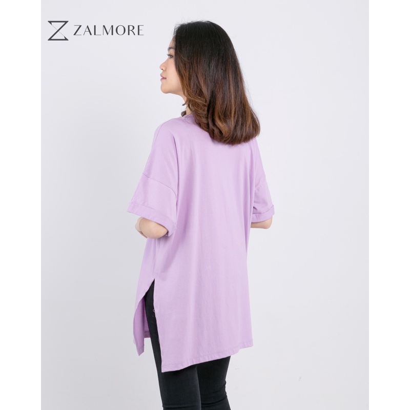 Zalmore Ladies Oversize with Slit-Lilac