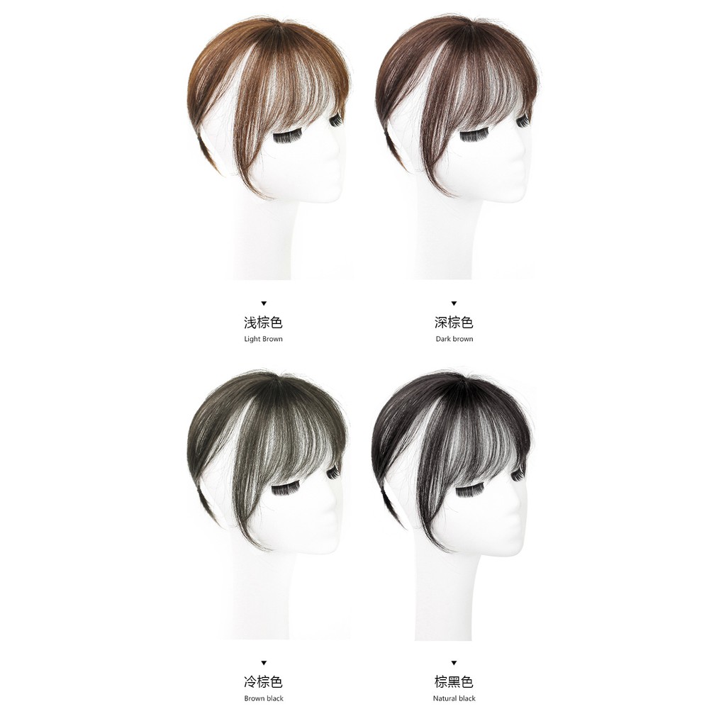 TOTB wig toupee penutup botak klip hair extension clip sintetis penambah volume rombut