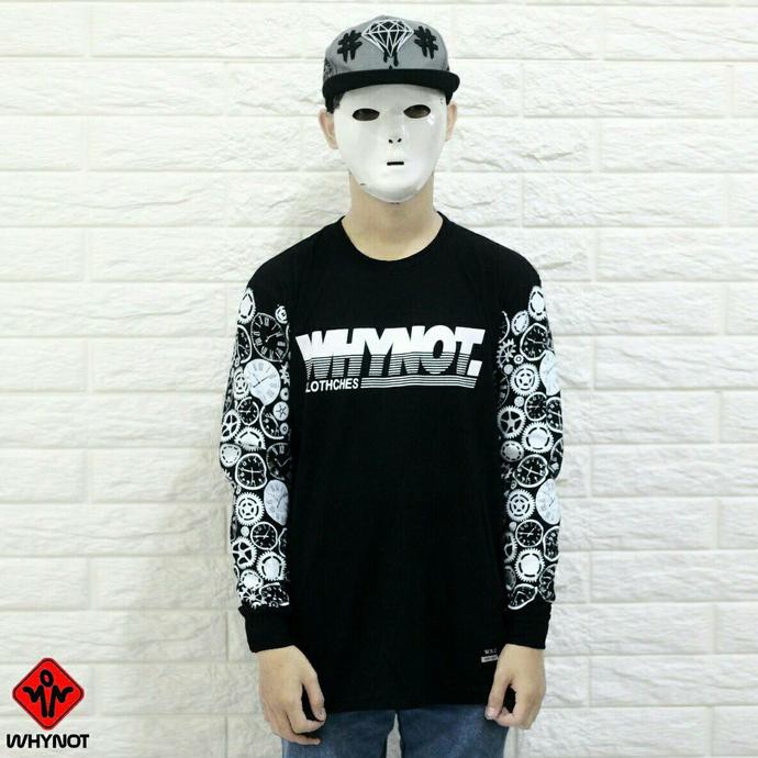 Diskon Kaos Longsleeve Whynot Limited Edition / Kaos Distro Murah Terbaru