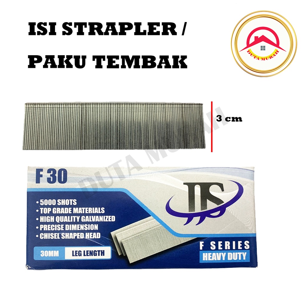 Isi Paku tembak F30 / Isi Air Nailer F30