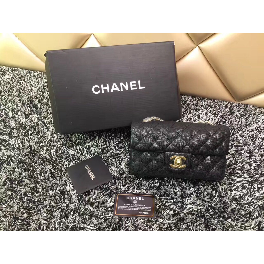 Tas Chanel Rectangular Mini Flap GHW J91