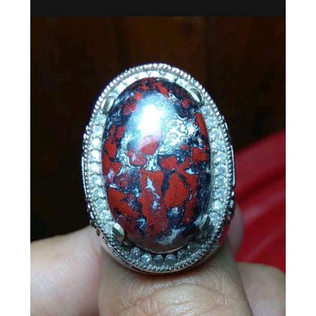 Natural Badar Besi Kebumen 05 bukan Pancawarna Pirus Lumut