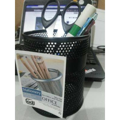 

Tempat pulpen/pensil round metal good