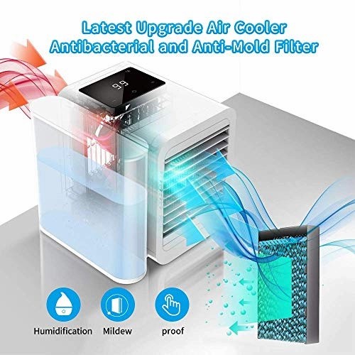 Microhoo Air Cooler Personal Snowman Lite / Bright Water Cooling Fan