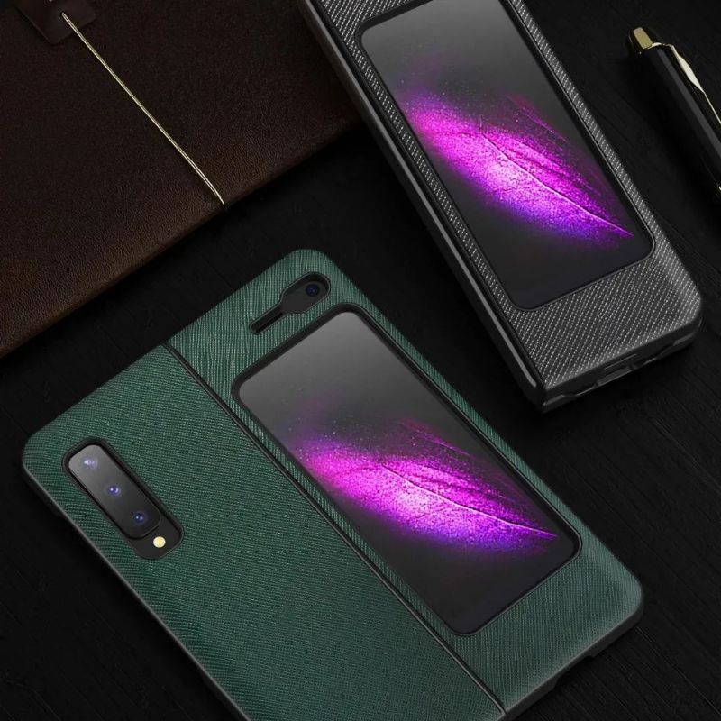 Case Samsung Galaxy Z Fold 1 Premium Leather Cover Original