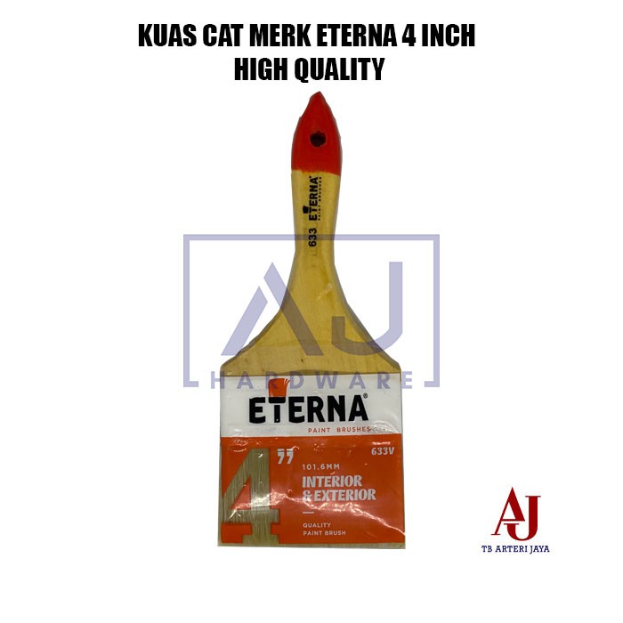 

Eterna Kuas Cat Tembok Atau Dinding Ukuran 4 Inch Kualitas Bagus