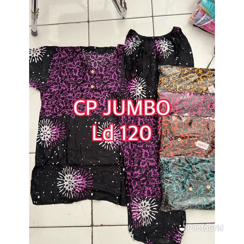 Daster SET Celana Panjang  JUMBO ld120