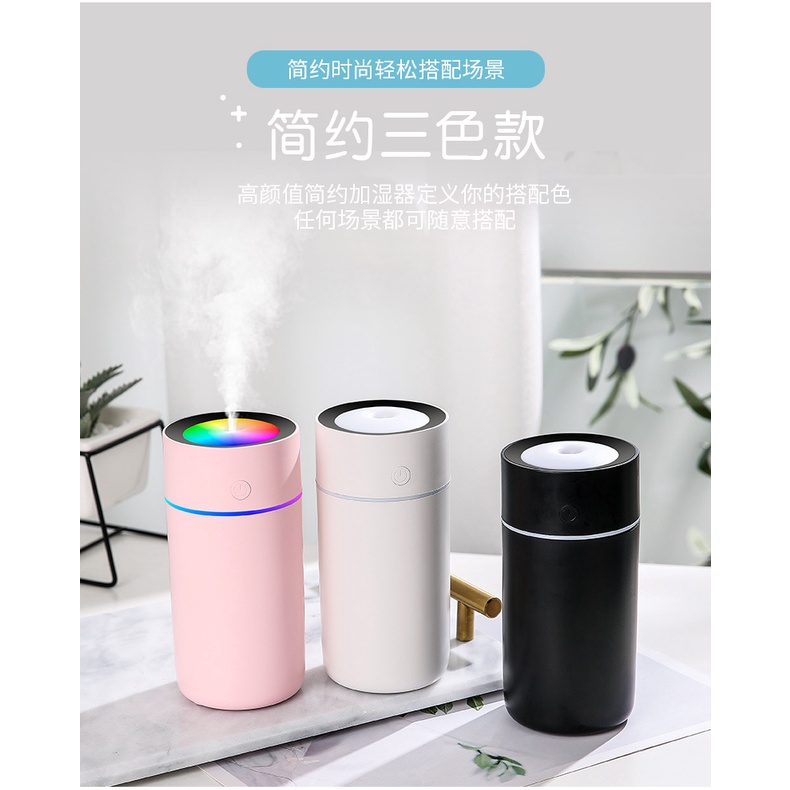 Humidifier Usb Air Diffuser Purifier Pelembab Udara Light Aromatherapy