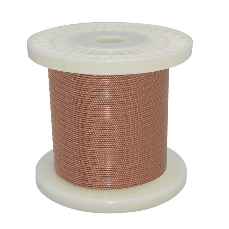 1 meter soft Litz wire OD 1.8mm Single strand 140 cores Single crystal copper Litz cable earphone upgrade cable