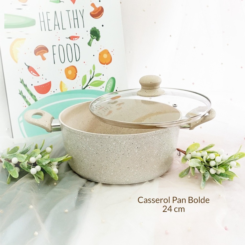 Super PAN Caserole 24 cm Granite Beige Original BOLDe