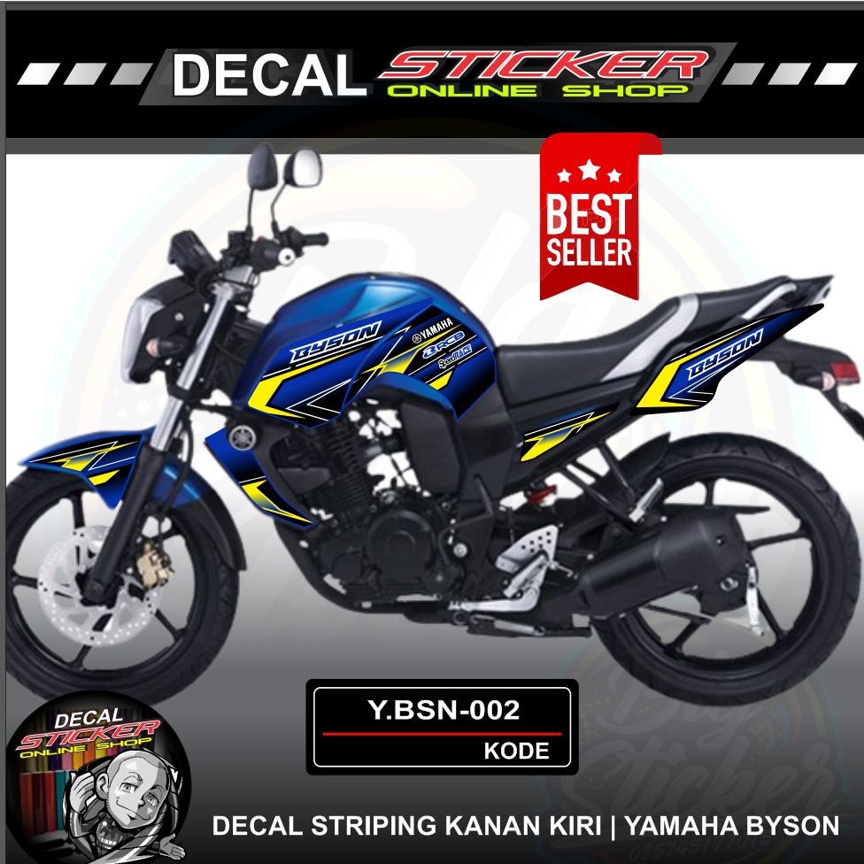 Jual Stiker Motor Yamaha Byson Decal Striping Laminasi Variasi Racing Keren Indonesia Shopee