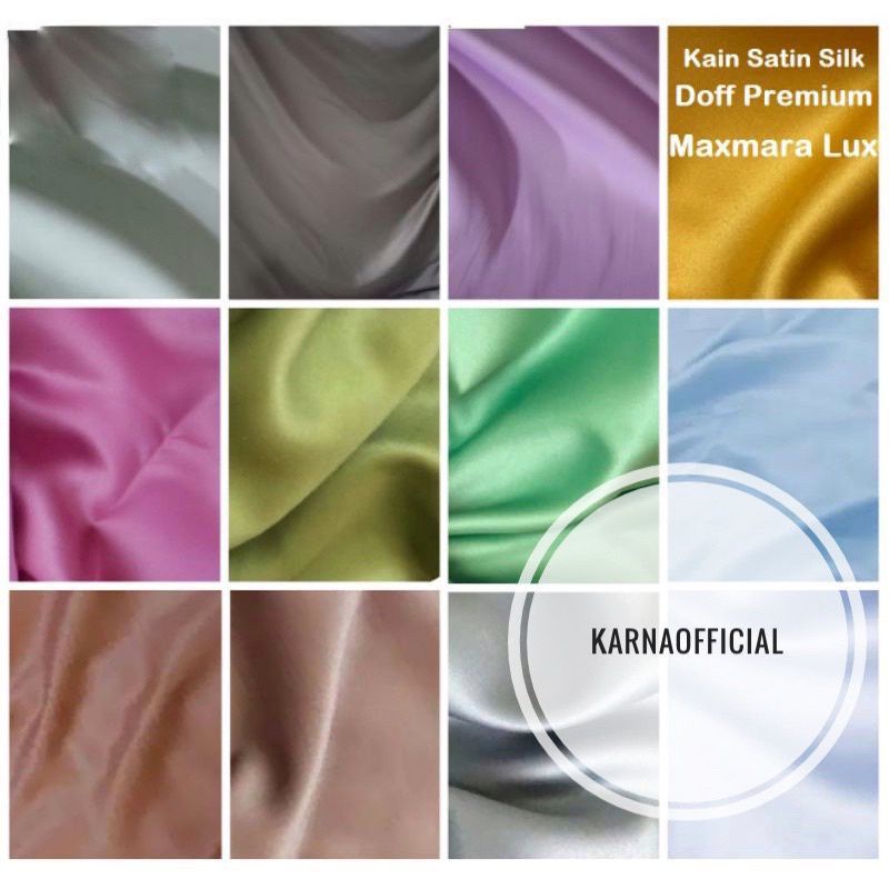 bahan kain satin velvet sateen silk roberto cavali meteran