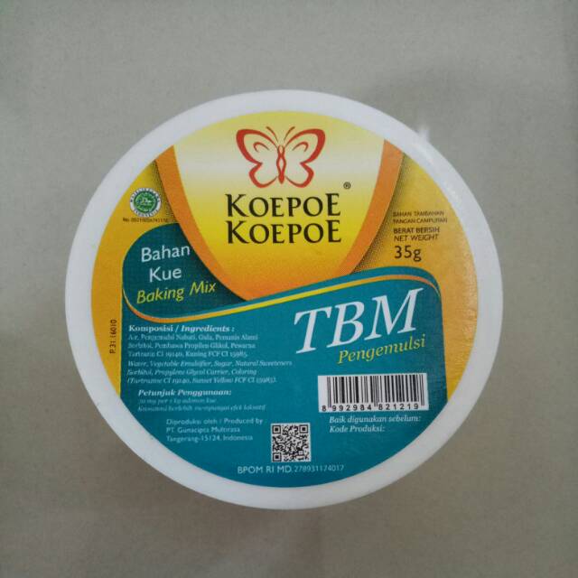 

Tbm pengemulsi koepoe koepoe 35 gram