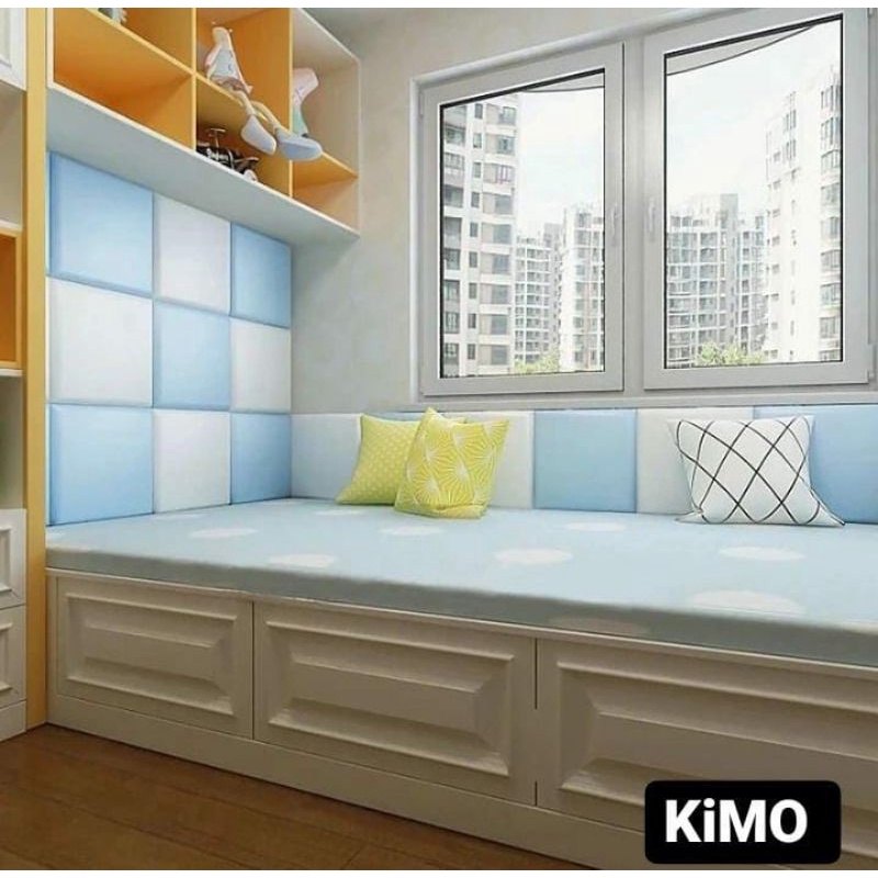 Busa Pelindung Kasur Tempat Bermain Anak - Headboar Tempat Tidur Murah - Pelindung Dinding Busa Anti
