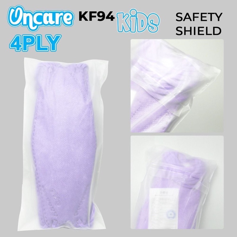 NEW! MASKER KF94 ANAK ONCARE ISI 10PCS MASKER ANAK KF 94 ONCARE 4ply