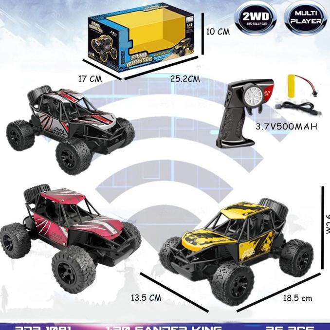 RC offroad Sand Monster 2.4ghz Skala 1:20 | Mainan Mobil Remot Kontrol