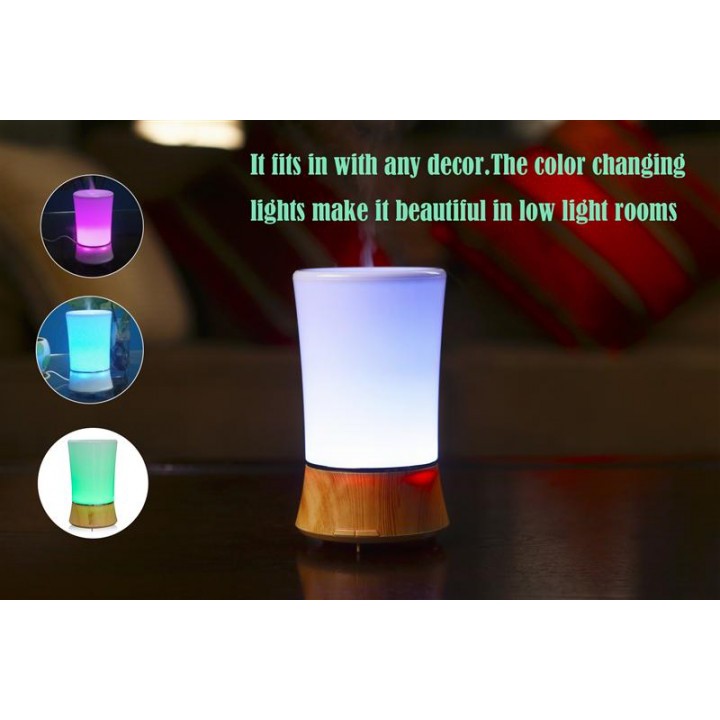 H39 - Humidifier Essential Oil Diffuser Purifier LED Light 150ml