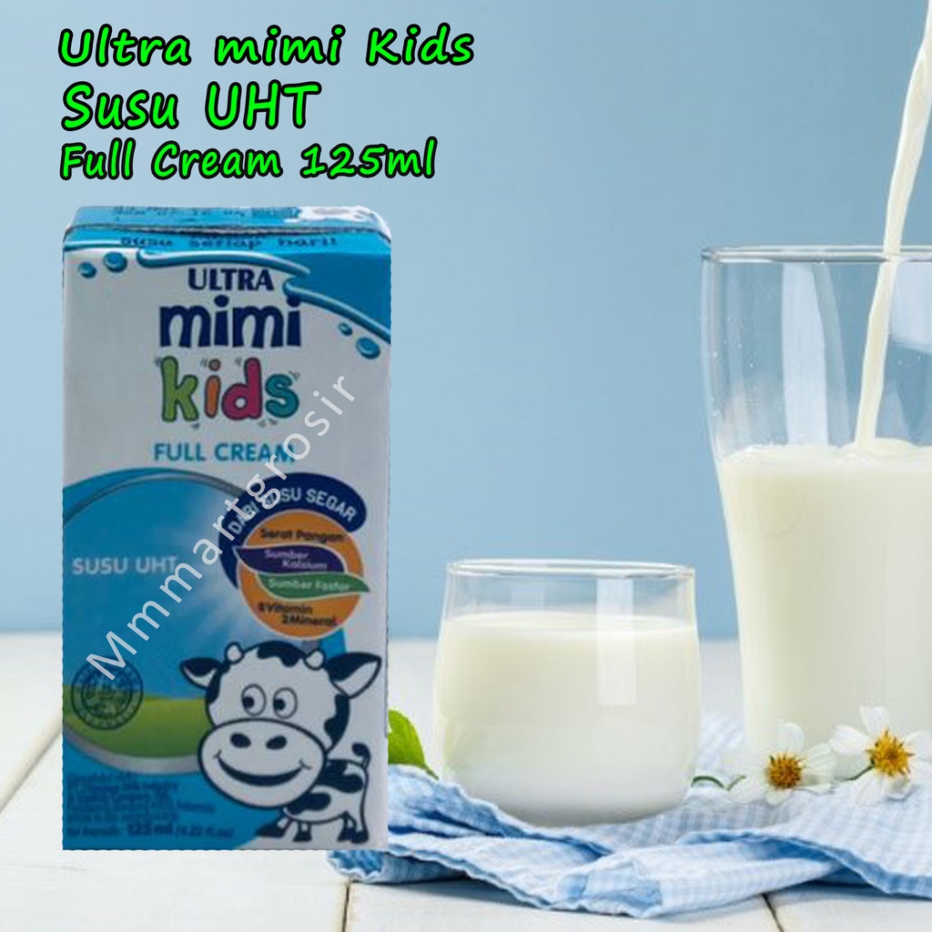 Ultra Mimi Kids / Susu UHT / Susu Full Cream / 125ml