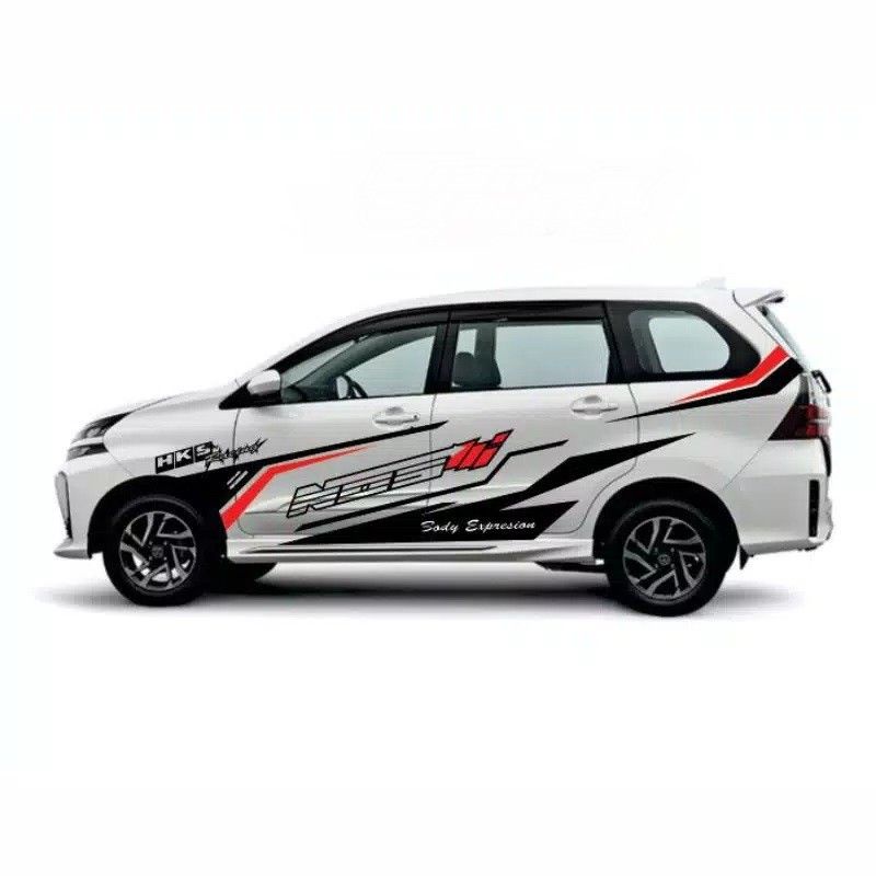 stiker mobil body samping all new Honda avansa Xenia innova