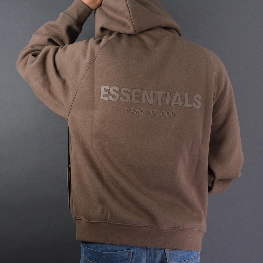 Essentials FOG Backprint Hoodie Harvest