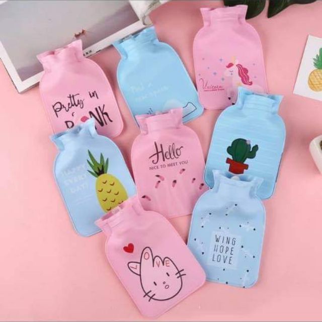 WATER BAG KANTUNG AIR MINUM KANTUNG AIR KOMPRES DINGIN DAN PANAS DESAIN LUCU DAN UNIK CUTE WATER BAG VA348