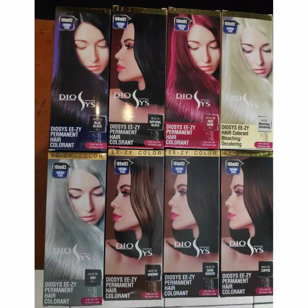 Y2000/Diosys Cat Rambut/ Pewarna Rambut Permanen/ Hair Colouring 100ml