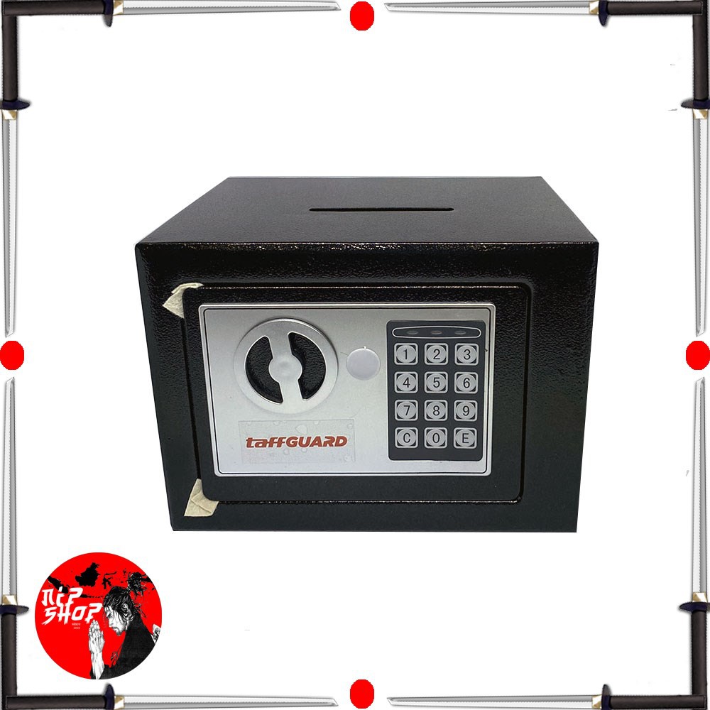 Brankas Mini Electric Password Deposit Box with Lubang Celengan 4.6L