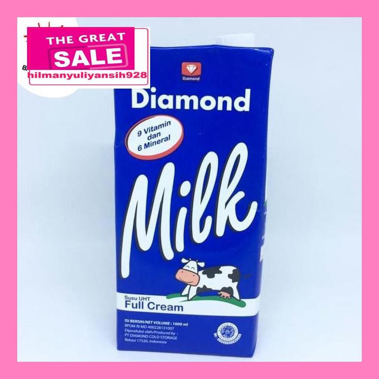 

02T4Dpsum Susu Diamond Uht Full Cream Plain 1L S30Ytd50