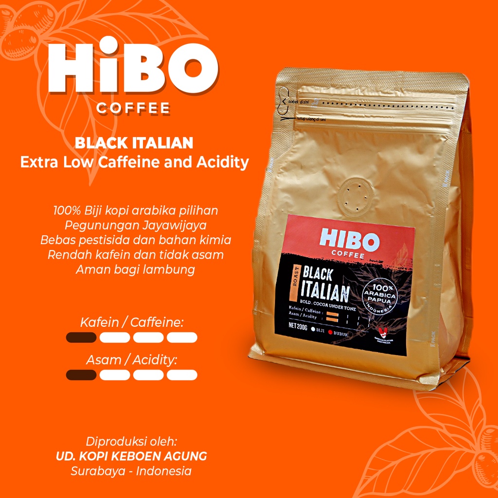 

Kopi HiBO Black Italian 200g (Bubuk)