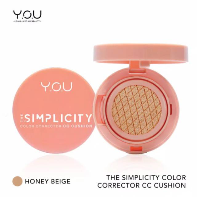 ☃️Cutezz_Ching1☃️YOU The Simplicity Color Corrector CC Cushion 15g