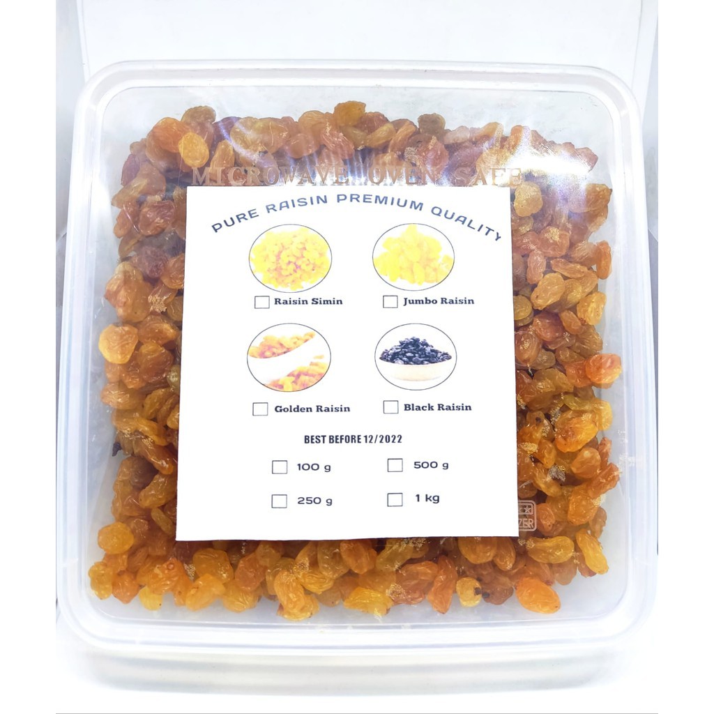 

Kismis Mutiara Manis 1kg - Golden Raisin Simin