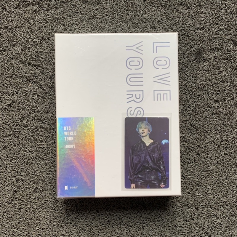 READY DVD BLURAY BTS IN EUROPE + PHOTOCARD JIMIN BLURAY EUROPE | DVD  EUROPE BR BTS JIMIN