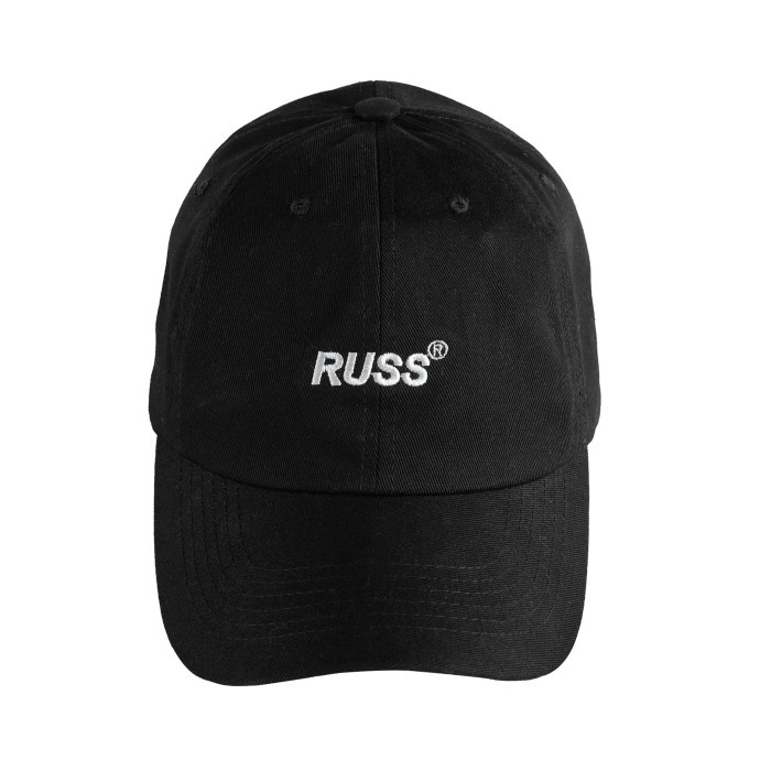 Topi Pria Russ Cap Slash Black(A3V3) Topi Distro Pria Topi Distro Pria Original Topi Pria Baseball T