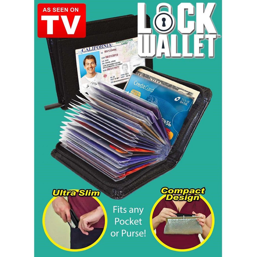 Block Wallet Dompet Kartu Kredit Secure RFID Blocking - 789522