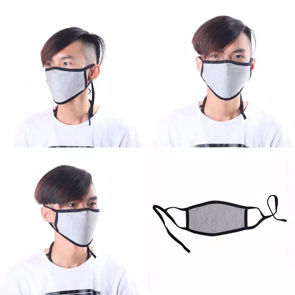 MASKER MURAH MASKER KAIN POLOS | 100% KATUN | NON MEDIS | ANTI BAKTERI MASKER BERKENDARA ADEM