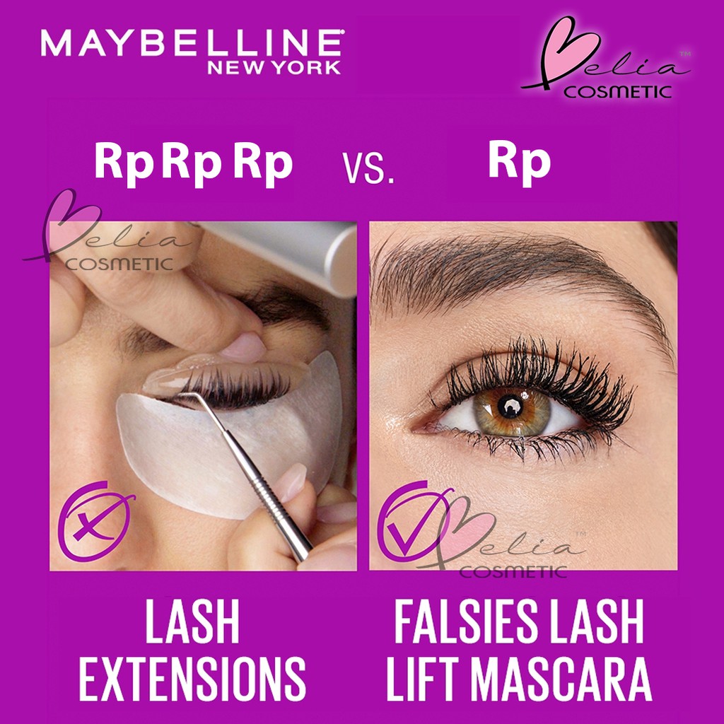 ❤ BELIA ❤ MAYBELLINE The Falsies Lash Lift Waterproof Mascara (✔️BPOM)