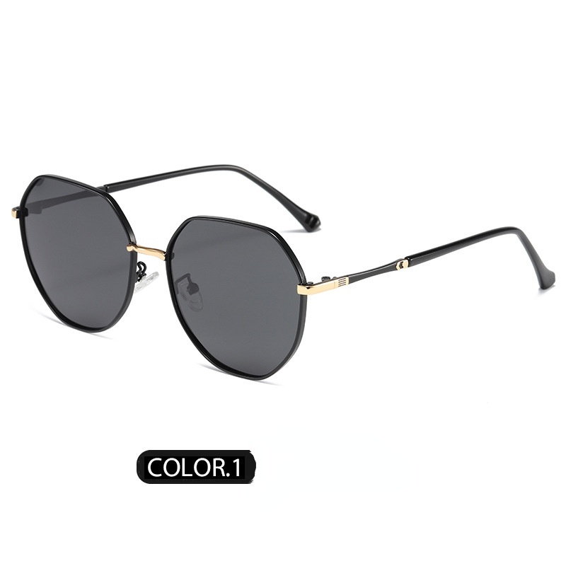 Kacamata Hitam Polarized Pelindung UV Bahan Metal Untuk Pria Dan Wanita