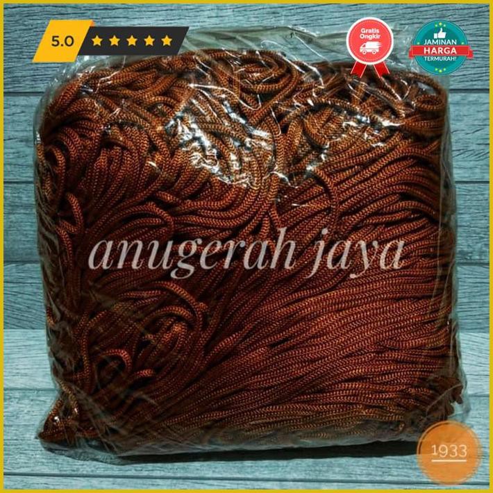

Kerajinan Tangan Tali Kur Nylon / Kilap Coklat Bata Promo