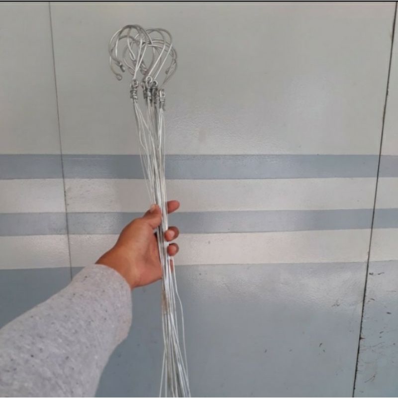 kawat gantung pot, kawat gantung 3 kaki, kawat gantung anggrek