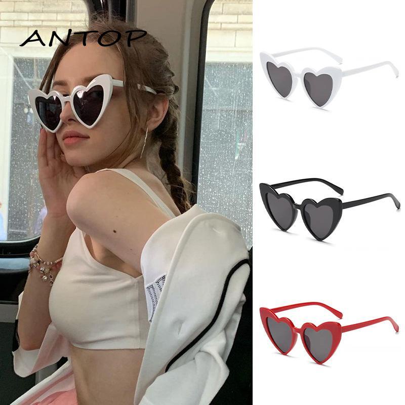 Kacamata Hitam Korea Wanita Kacamata Anti Radiasi Retro Wanita Dan Pria Fashion kacamata love Versatile Optical sunglasses