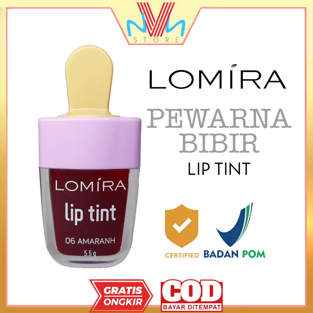 LOMIRA LIP TINT - LIP TINT LOMIRA - PEWARNA BIBIR MURAH