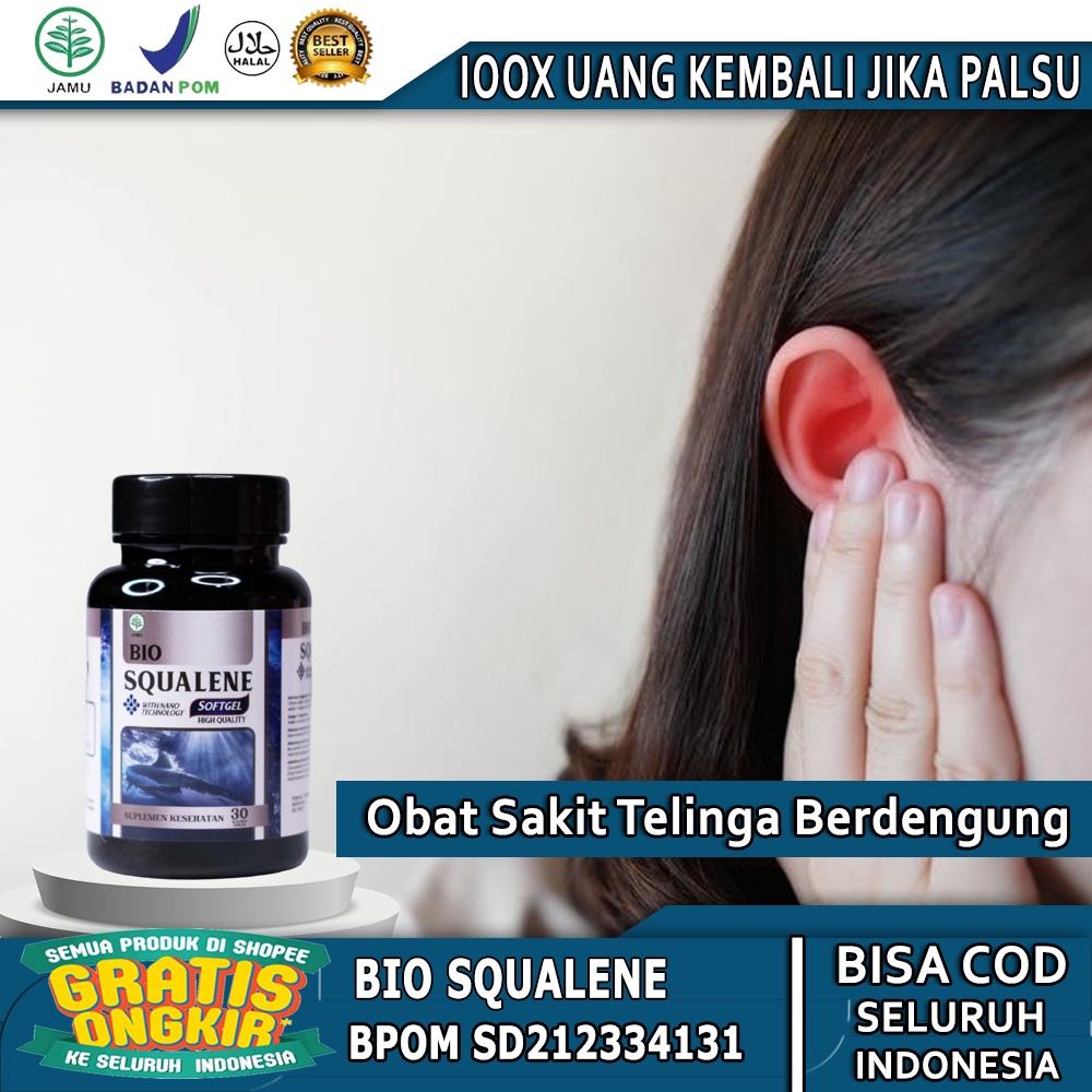 Jual Obat Sakit Telinga Berdengung Obat Softgel ASLI Mengatasi Kuping Berdenging Bergemuruh