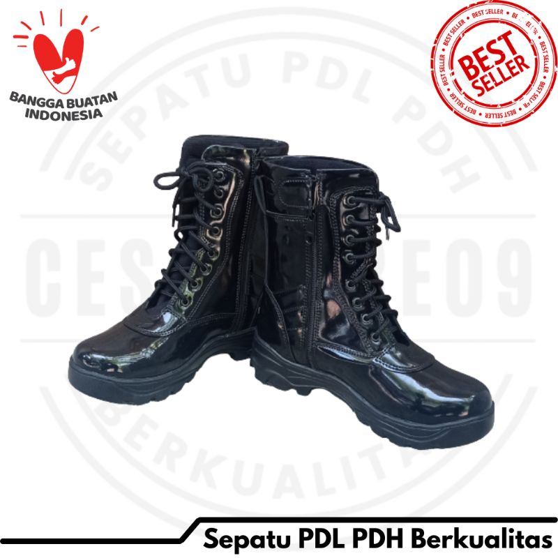 Sepatu PDL TNI POLRI Jatah Sepatu PDL BANSER SECURITY Dinas