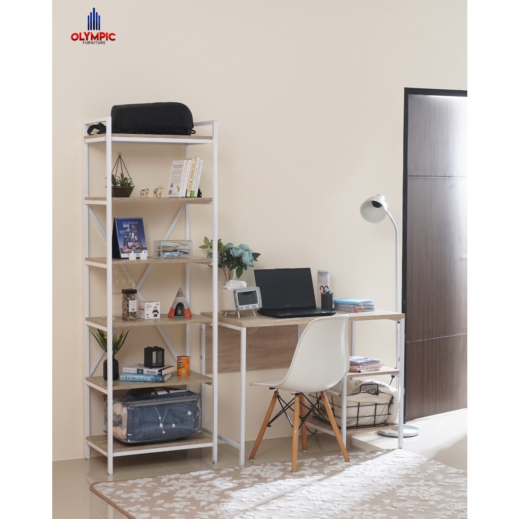 MORE Olympic Meja Tulis Minimalis / Meja Kerja / Meja Belajar Serbaguna - MT LINKEN