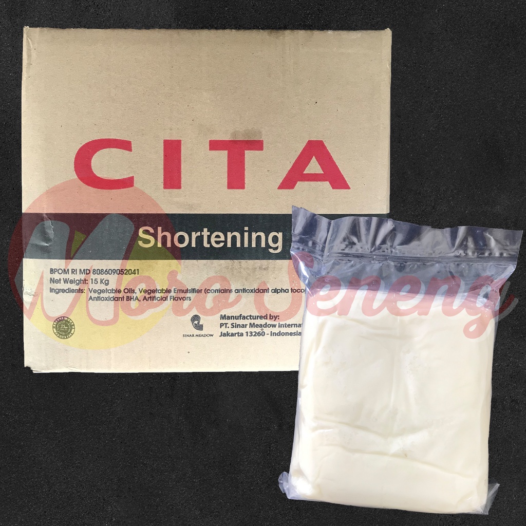 

Cita Shortening / Lemak Reroti / Mentega Putih (Repack) 500 gram